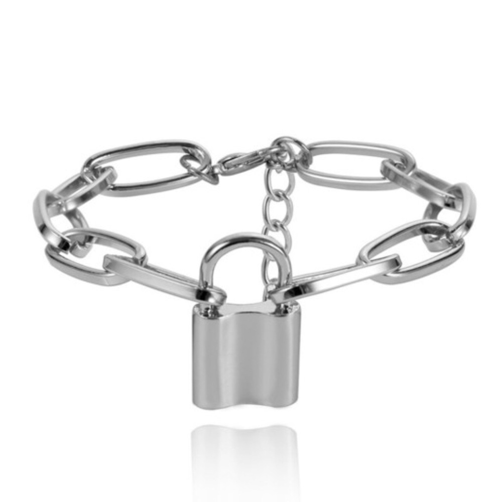 Lock Charm Adjustable Bracelet New